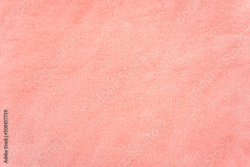 Peachy pink terry fabric texture bg