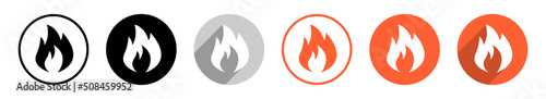 Feuer Vektor Symbole