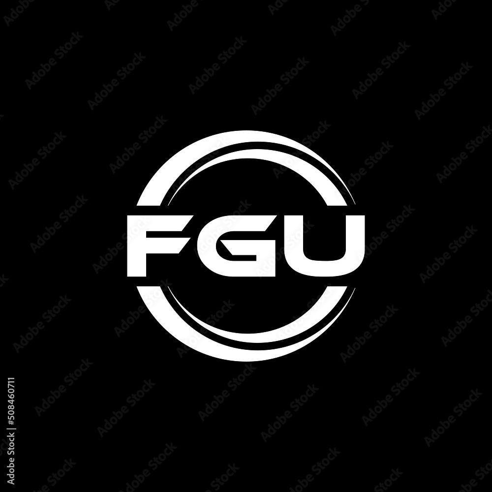 FGU letter logo design with black background in illustrator, vector logo modern alphabet font overlap style. calligraphy designs for logo, Poster, Invitation, etc. FGU letter logo design with black background in illustrator, vector logo modern alphabet font overlap style. calligraphy designs for logo, Poster, Invitation, etc.