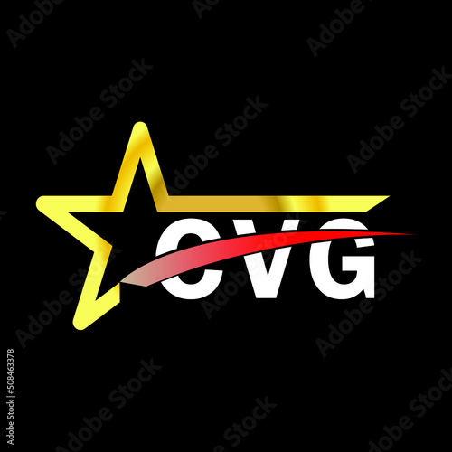 CVG letter logo design. CVG creative  letter logo. simple and modern letter logo. CVG alphabet letter logo for business. Creative corporate identity and lettering. vector modern logo  photo