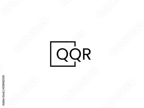 QQR Letter Initial Logo Design Vector Illustration