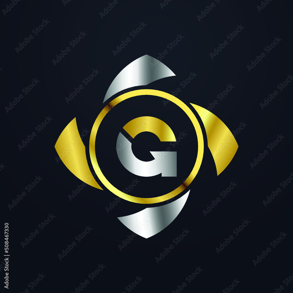 Premium luxury Vector elegant gold and silver font Letter G Template ...