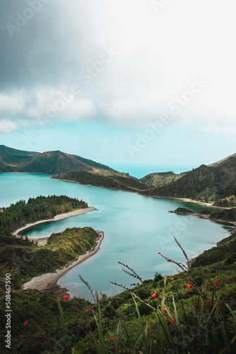 Vista da Lagoa do Fogo, Açores