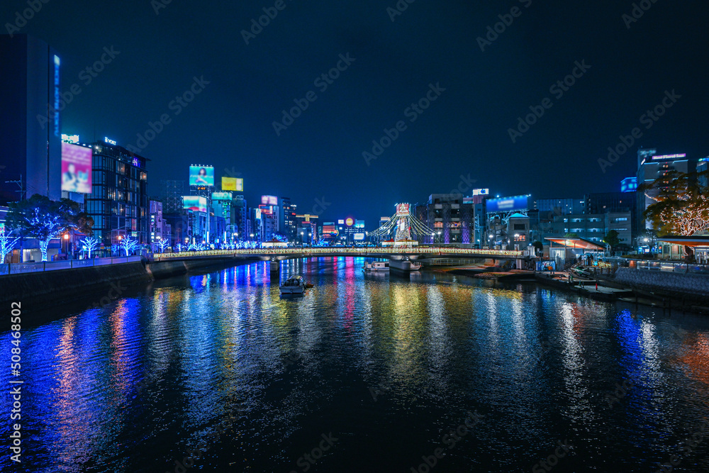 Fototapeta premium The 福岡夜景