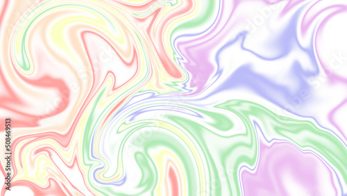 happy pride month! colorful liquids in motion, background image with rainbow colors