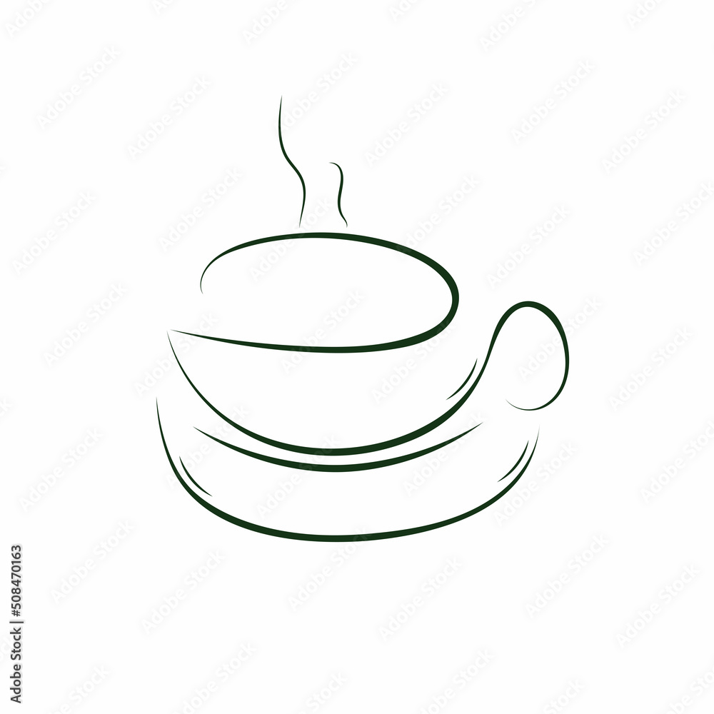 cup ilustration logo vector icon cup ilustration logo vector icon
