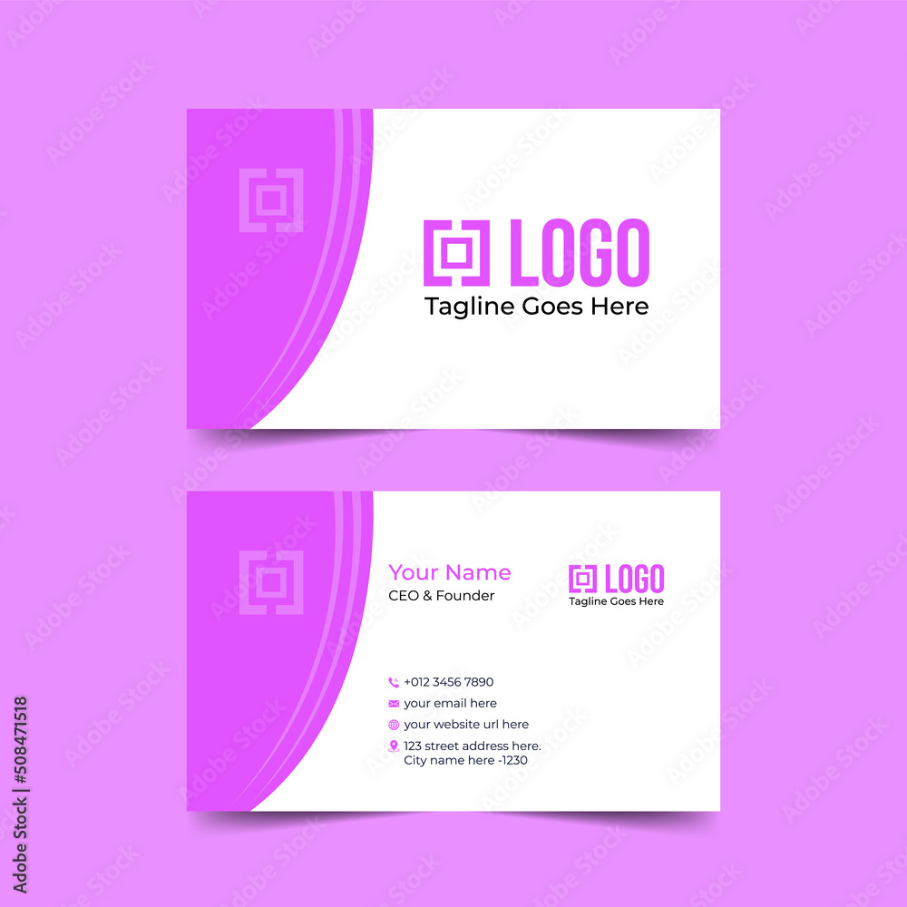 Creative, Modern, Business card, name card, visiting card Creative, Modern, Business card, name card, visiting card