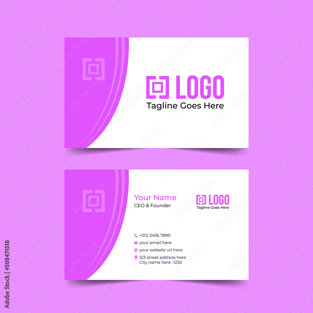 Creative, Modern, Business card, name card, visiting card