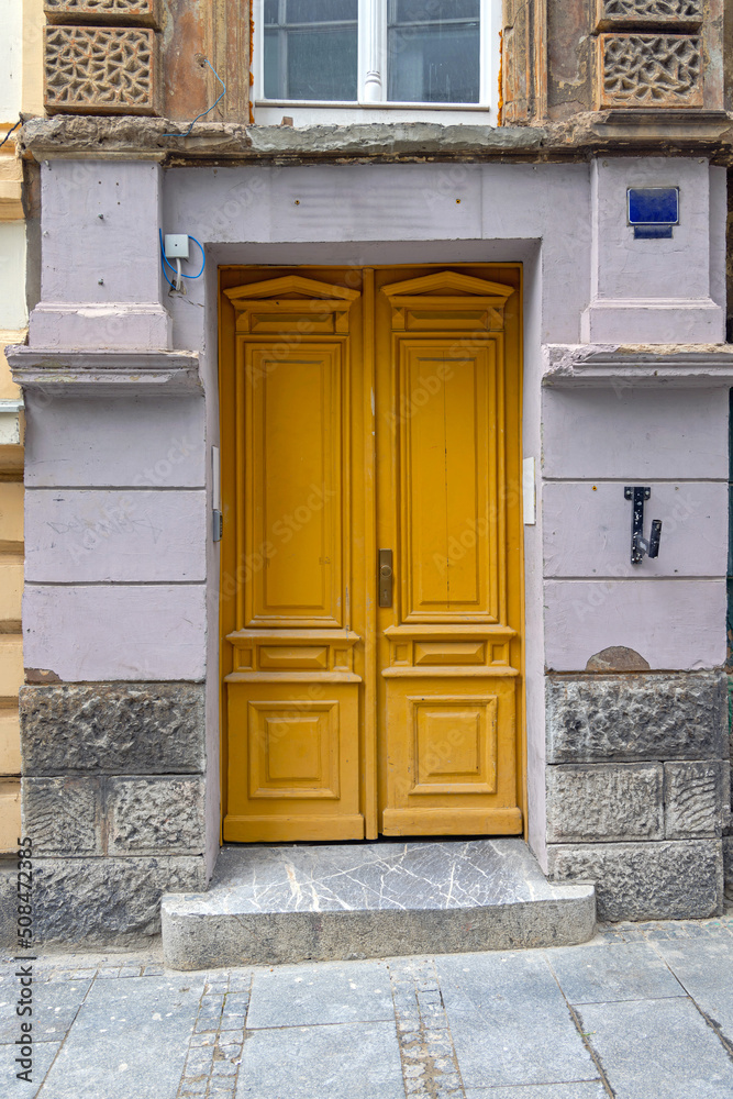 Double Yellow Doors