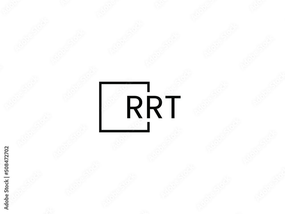 RRT letter initial logo design vector illustration RRT letter initial logo design vector illustration