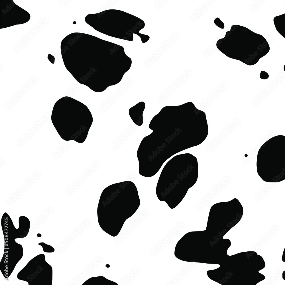 Dalmatian Motifs Pattern. Animal Print-Series. Vector Illustration Dalmatian Motifs Pattern. Animal Print-Series. Vector Illustration