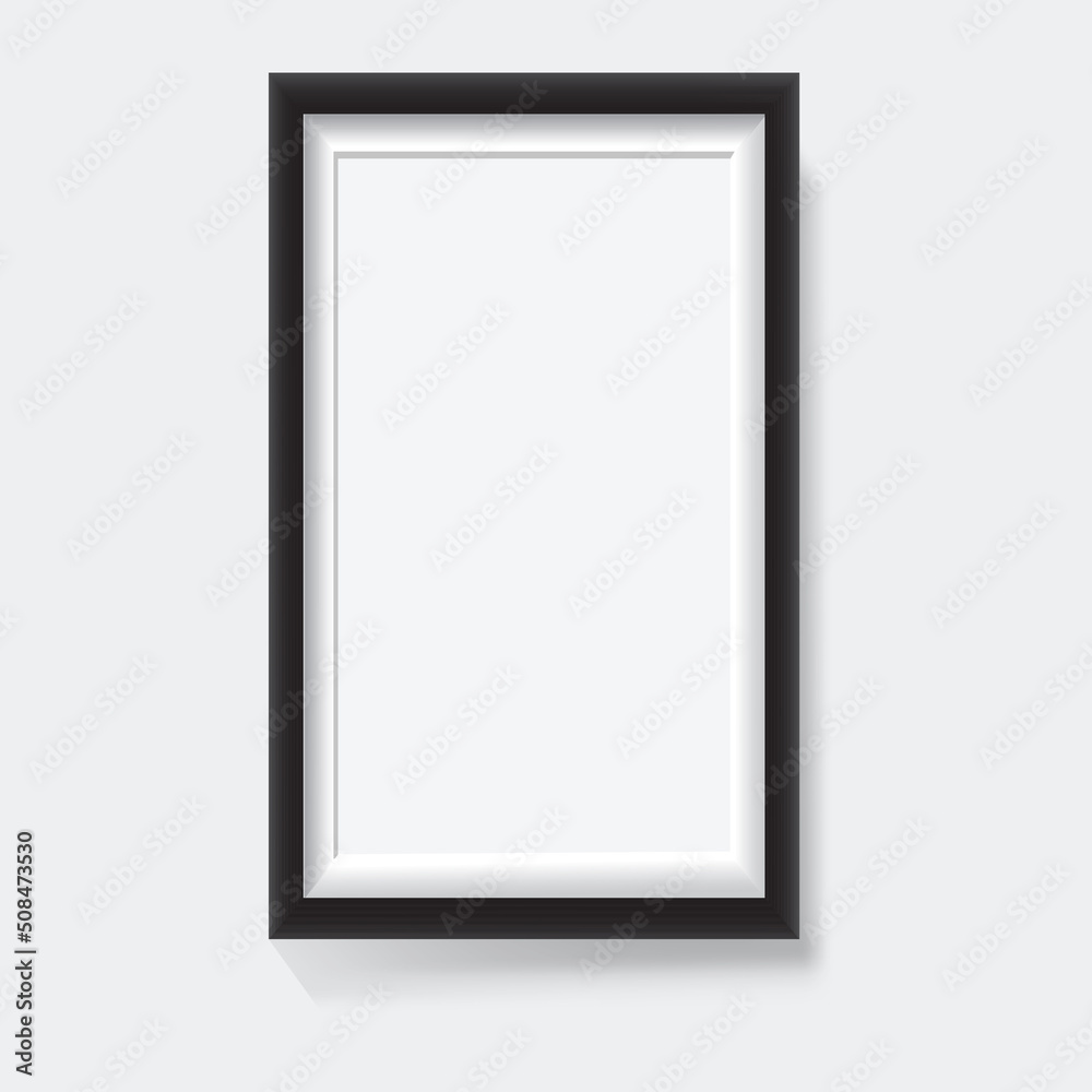 Blank frame, illustration for branding and your design.
