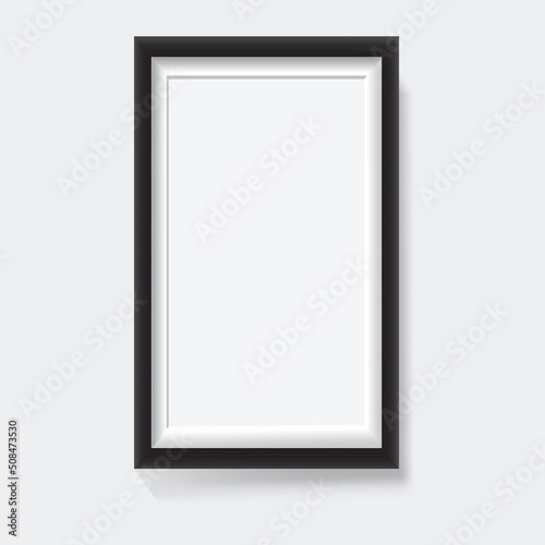 Blank frame, illustration for branding and your design. 