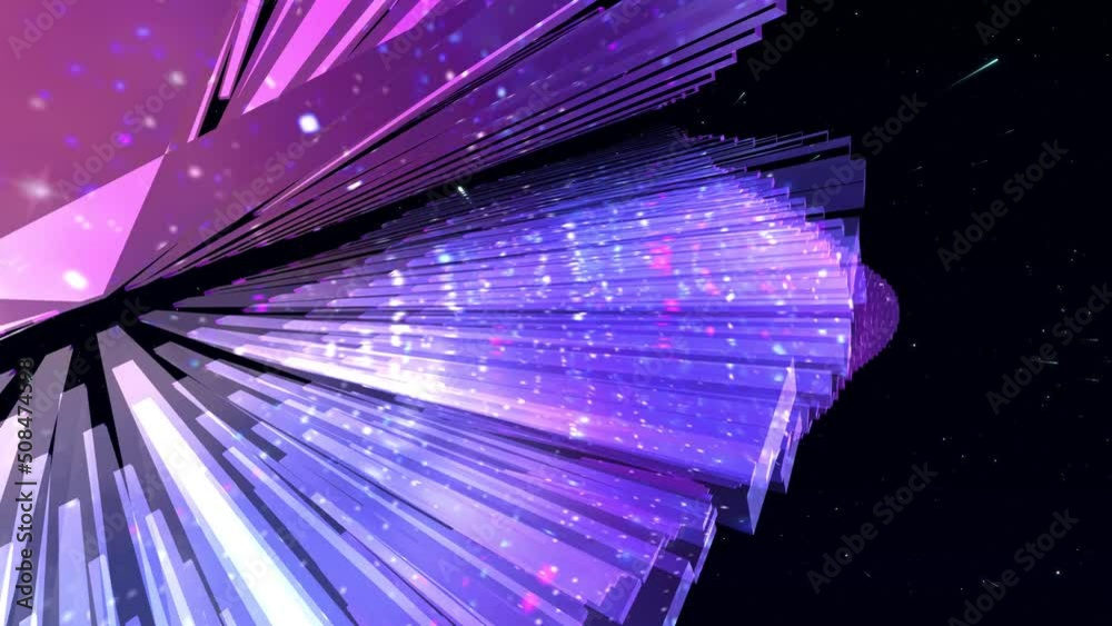 crystal three-dimensional cube glass