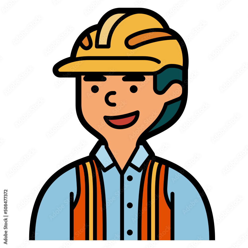 builder line icon builder line icon