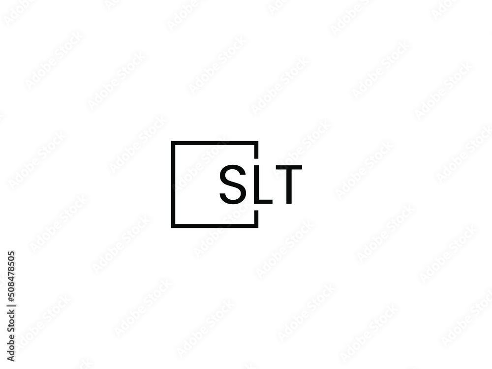 SLT Letter Initial Logo Design Vector Illustration SLT Letter Initial Logo Design Vector Illustration