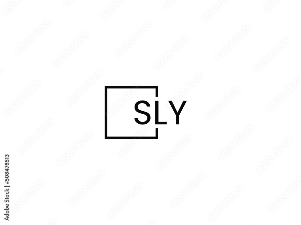 SLY letter initial logo design vector illustration SLY letter initial logo design vector illustration