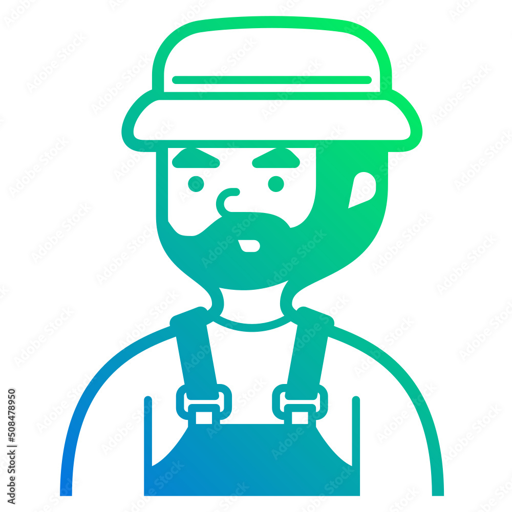 fisherman line icon fisherman line icon
