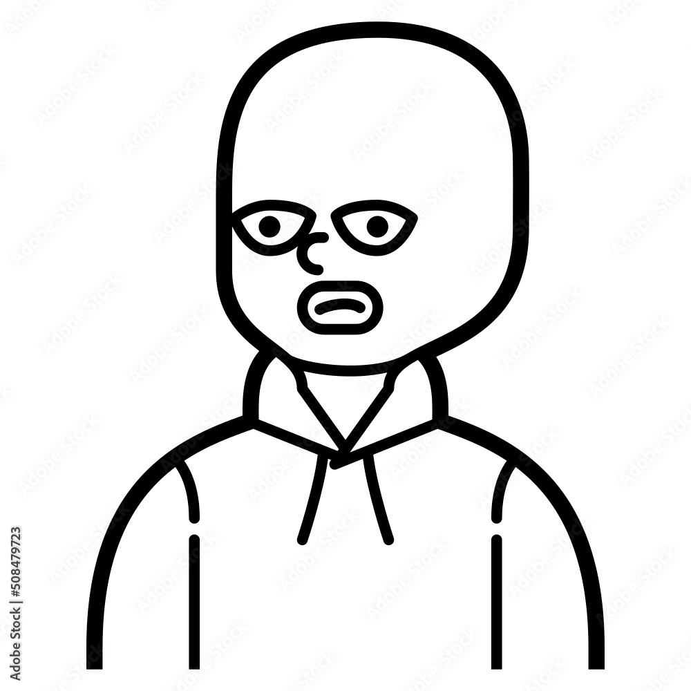 thief line icon thief line icon