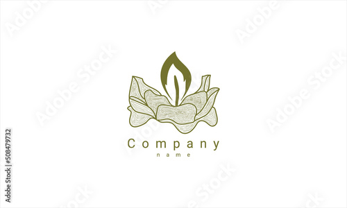 Fototapeta Naklejka Na Ścianę i Meble -  candle logo 