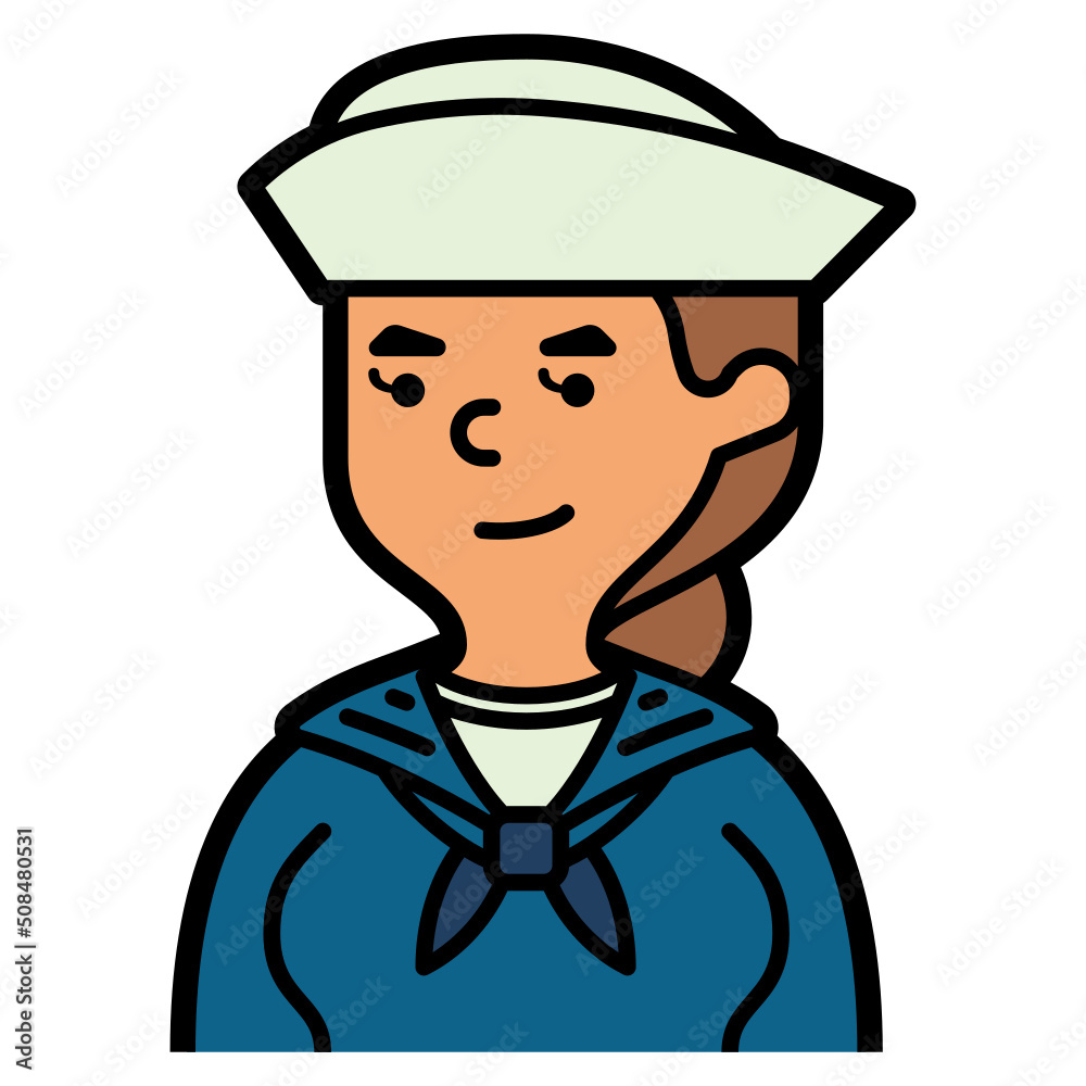 sailor line icon sailor line icon