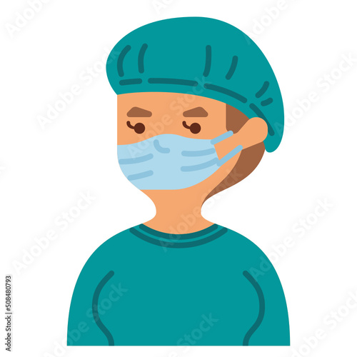surgeon line icon