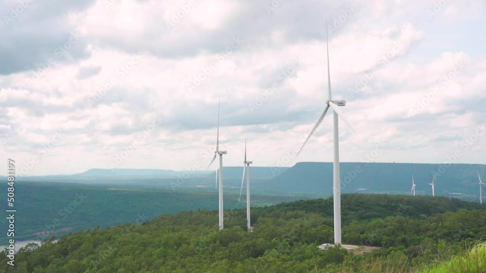 wind turbine on the hill wind turbine on the hill
