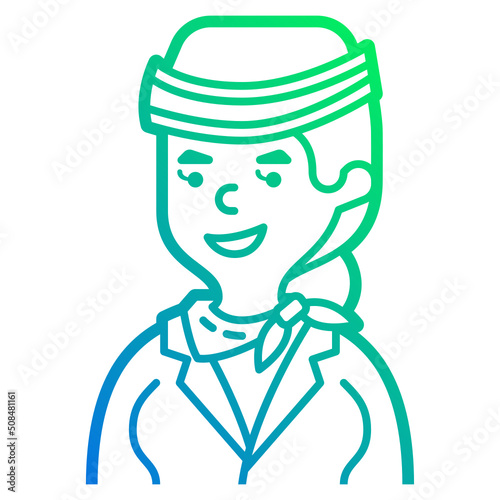 hostess line icon