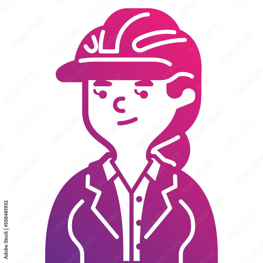 engineer line icon engineer line icon