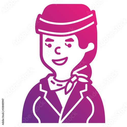 hostess line icon