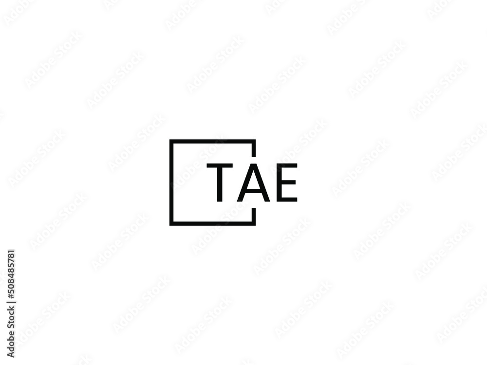 TAE Letter Initial Logo Design Vector Illustration TAE Letter Initial Logo Design Vector Illustration