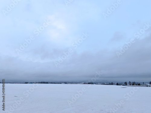 landscape with snow © Warintorn