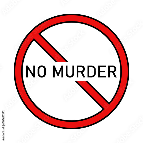 No to murder vector icon. Icon against war, no murderers. A sign forbidding killing and taking the souls of innocent people. Free Download No to murder vector icon. Icon against war, no murderers. A sign forbidding killing and taking the souls of innocent people. - GFXLoad