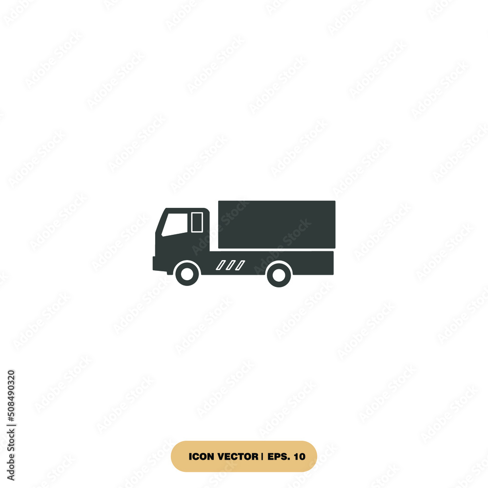 truck icons symbol vector elements for infographic web truck icons symbol vector elements for infographic web