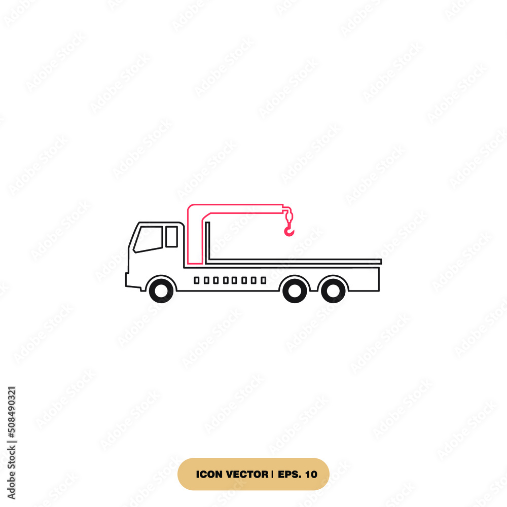 truck icons  symbol vector elements for infographic web