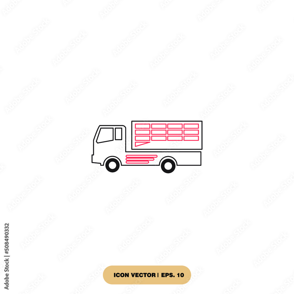 truck icons symbol vector elements for infographic web truck icons symbol vector elements for infographic web