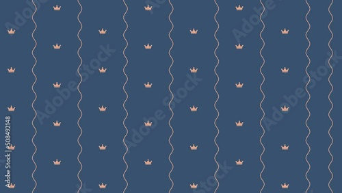 Crown seamless loop animation