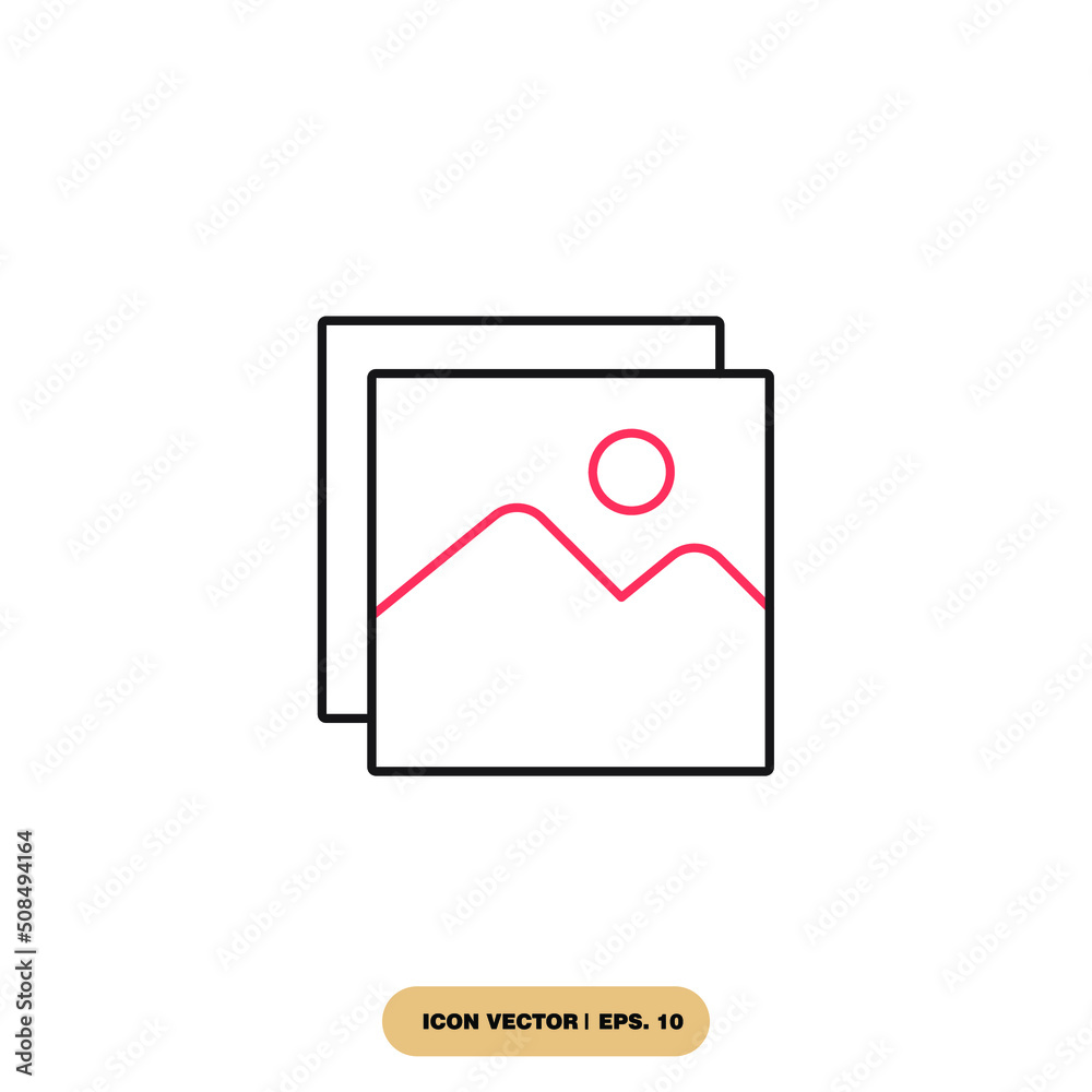 Picture icons symbol vector elements for infographic web Picture icons symbol vector elements for infographic web