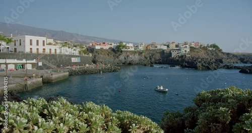 Coastline in the small fishing village of Alcala. Tenerife. Canary Islands. Spain photo