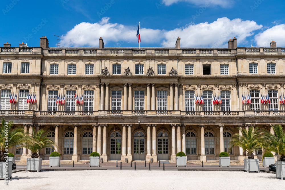 view of the government palace in the historic city center of Nancy