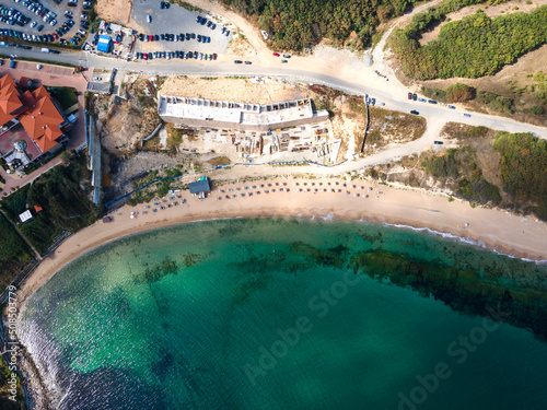 Aerial view of Arkutino region near resort of Dyuni, Bulgaria photo