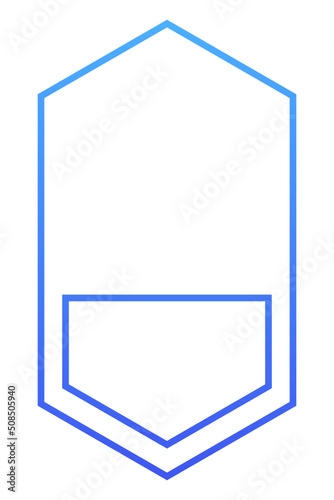 Free Download gradient hexagon frame banner
 - GFXLoad