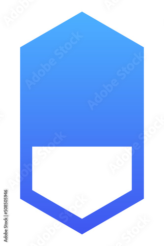 Free Download gradient hexagon frame banner
 - GFXLoad