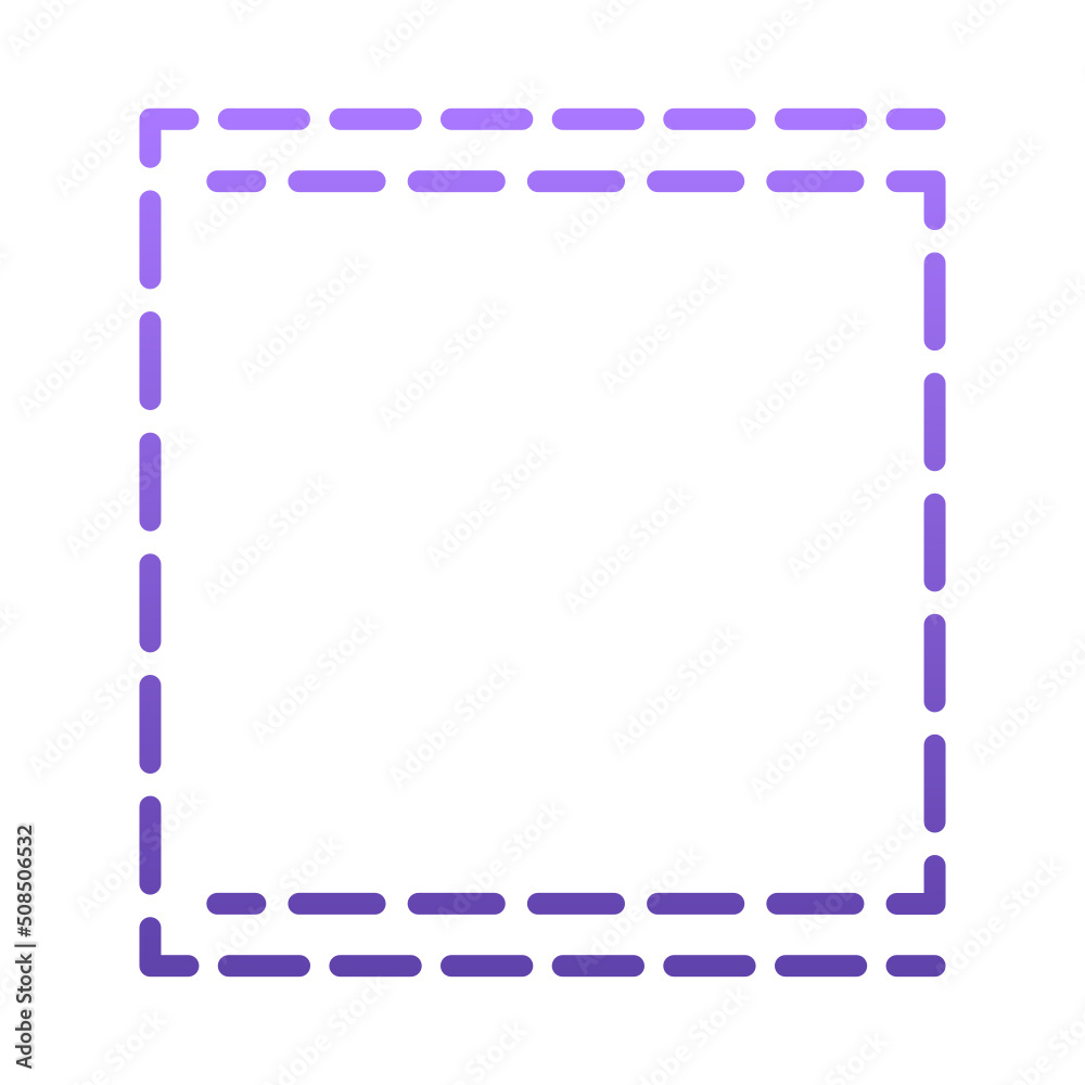 gradient square line frame
gradient square line frame