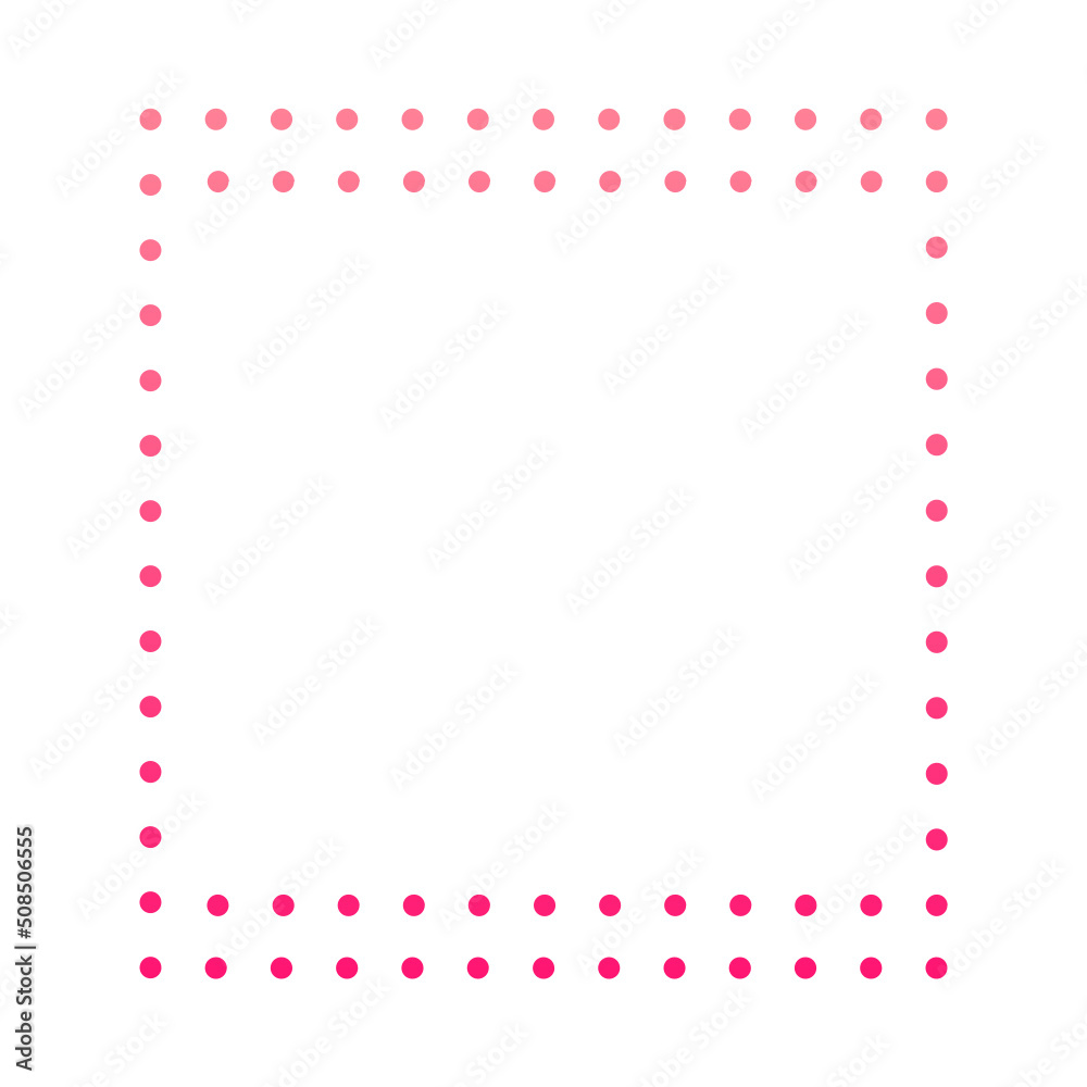 gradient square line frame
