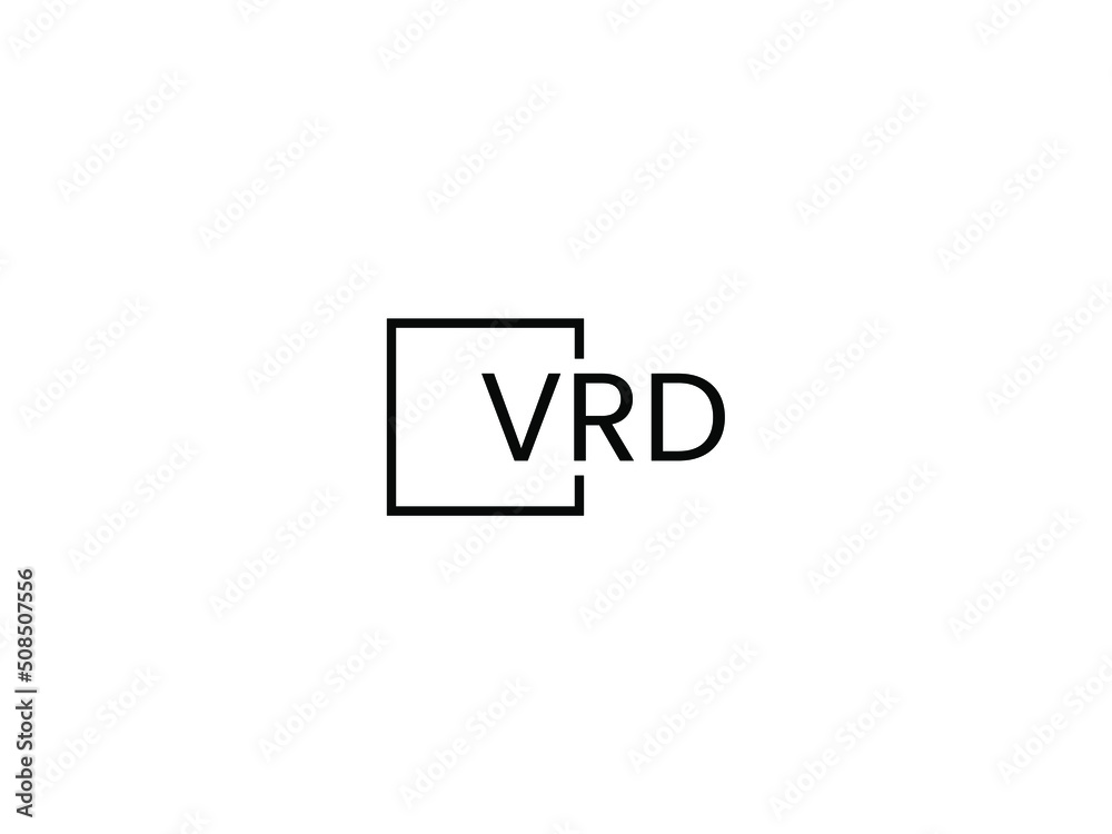 VRD letter initial logo design vector illustration VRD letter initial logo design vector illustration