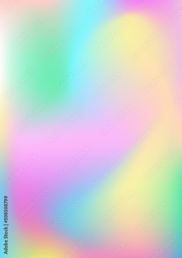 Smooth template graphic design blur mesh vector holographic gradient background with modern abstract blurred light color gradient 