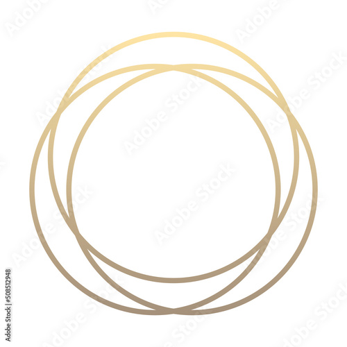 gradient circle frame 