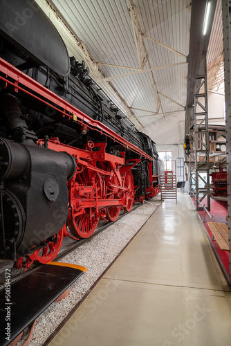 Old train in the station