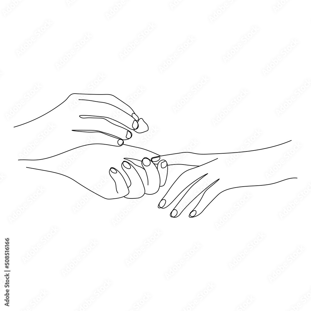 Nail care in a manicure salon, nail painting with nail polish, manicure process. Nail brush, nail polish. Spa beauty treatments.